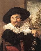 Frans Hals Portrait of Isaak Abrahamsz Massa oil on canvas